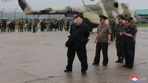 Cek Banjir Dekat Perbatasan China, Kim Jong Un Tegur Pejabat yang Lamban Tangani Bencana