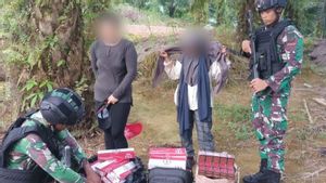 2 Wanita Terpergok Selundupkan 49 Slop Rokok dari Malaysia di Kalbar, Ada Merek Sigaret Produksi Dalam Negeri