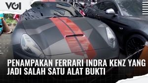 VIDEO: Ini Penampakan Mobil Ferrari Indra Kenz yang Disita Bareskrim Polri