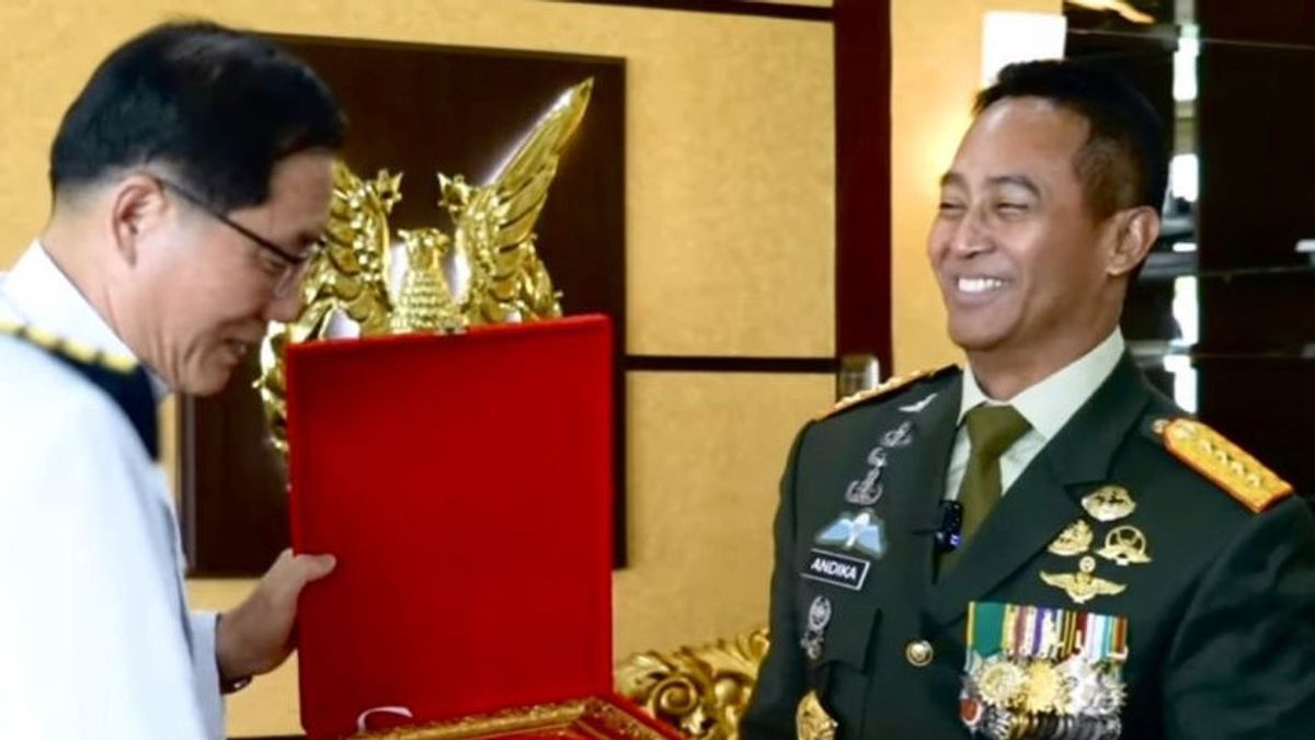 Panglima TNI Jalin Kerja Sama dan Interaksi yang Lebih Intens Antara TNI AL dengan Angkatan Laut Korsel