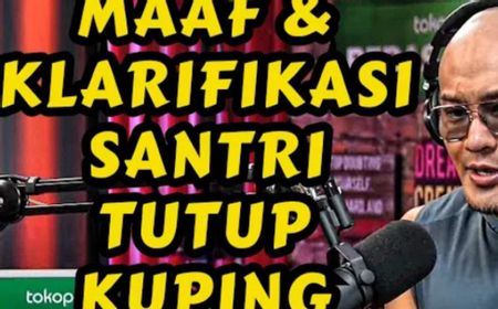 Akui 'Saya Bodoh' Komentari Santri Tutup Kuping, Deddy Corbuzier Minta Maaf, Tak Tahu Santri Menghafal Al-Qur'an