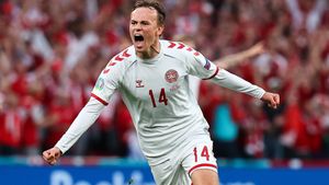 Dramatis, Denmark Lolos ke 16 Besar Usai Bekuk Rusia 4-1