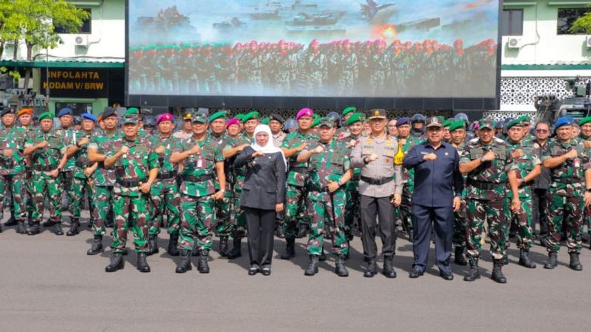 Pangdam: 18,287 Troops Secure Election TPS In East Java