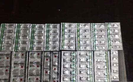 Ratusan Butir Tramadol dan Trihexyphenidyl Disita Satpol PP, Pemiliknya Diserahkan ke Loka POM Belitung