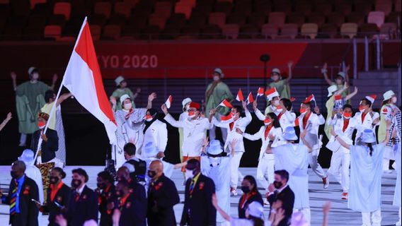 The Indonesian Contingent Performs Strongly At The Tokyo Olympics Opening Ceremony