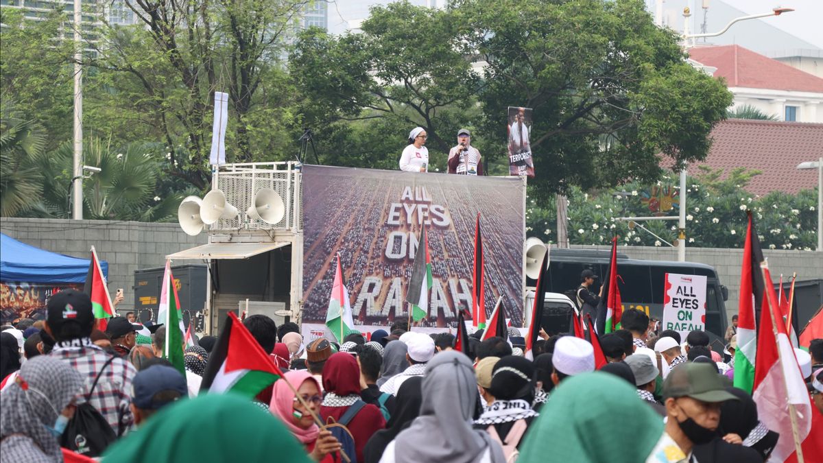 Manifestation palestinienne à l'ambassade des États-Unis, c'est une exigence