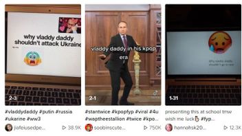 Vladdy Daddy No War， Gen Z Conscience On TikTok In Russia Crisis - 烏克蘭