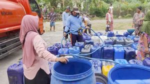 20 sous-districts de Cilacap sujettes à la sécheresse, le gouvernement provincial d’imbau des résidents commencent à utiliser de l’eau irit