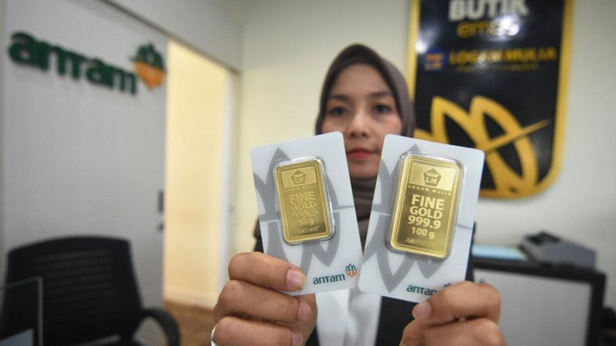 Antam's Gold Price Rose to IDR 1.033.000 per Gram