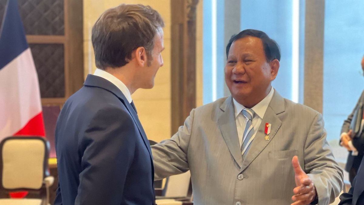 Prabowo And Macron's Intimacy During The Jokowi Accompaniment At The RI-France Bilateral Meeting