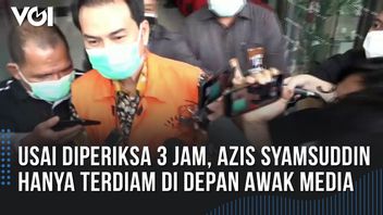 فيديو: عزيس سيامس الدين يسأل بصمت من قبل الصحفيين، KPK يكشف نتائج الفحص