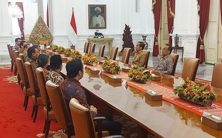 Presiden Jokowi Berkenalan dengan Pimpinan MPR 2024-2029