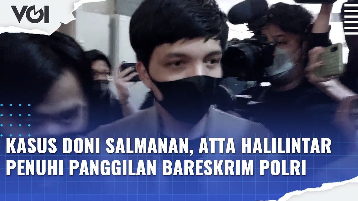 ビデオ:ドニ・サルマンから与えられた豪華なバッグを持参、アッタ・ハリリンタルはバレスクリム警察の呼び出しを満たしています