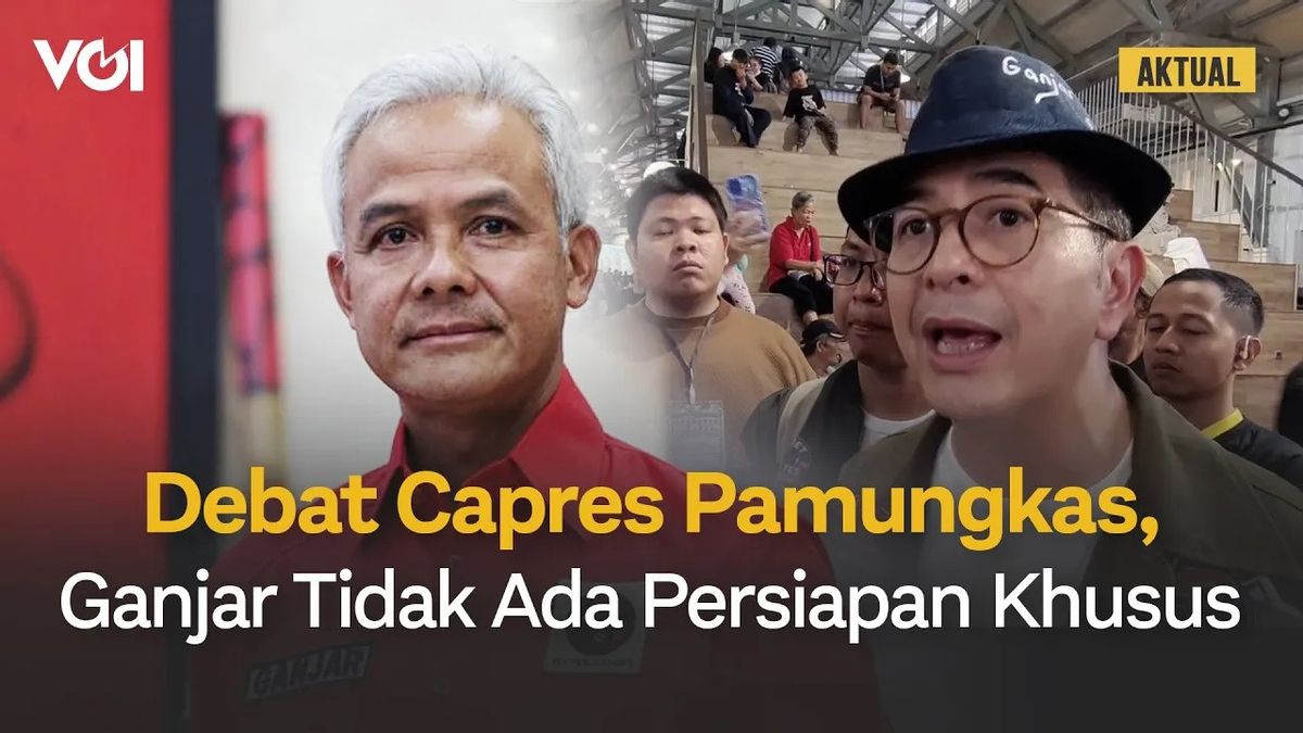 VIDEO: Arsyad Rasyid Said, There Was No Special Preparation For Ganjar Pranowo In The Last Debate
