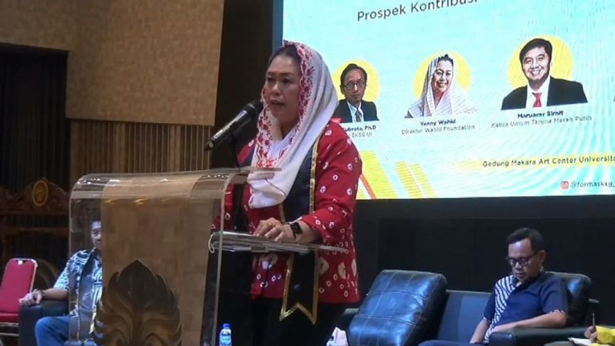 Amid The Spotlight Of Cak Imin's Satire, Yenny Wahid Speaks Loudly That Indonesia Needs A Leader Who Is Able To Answer Challenges