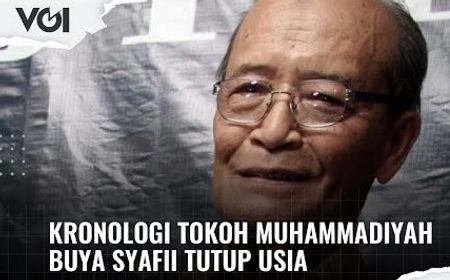 VIDEO: Kronologi Tokoh Muhammadiyah Buya Syafii Tutup Usia