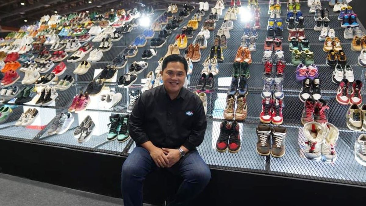 Kunjungi Urban Sneaker Society, Erick Thohir Ajak Anak Muda untuk Berani Berkarya