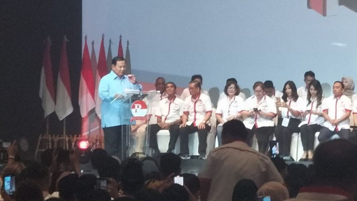 Prabowo: If You Don't Want To Be Political, You Are Not Responsible For The Future Of The Nation