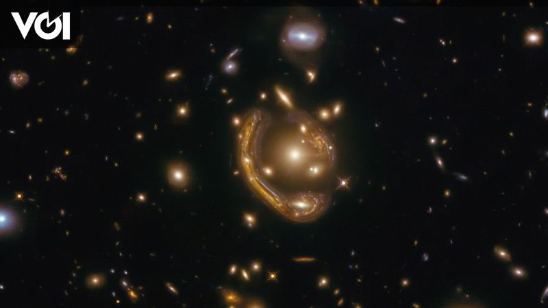 Einstein’s ring 9 billion light-years away caught by the Hubble telescope, researchers calculate its age