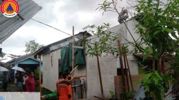 BPBD：坤甸的20所房屋被龙卷风破坏