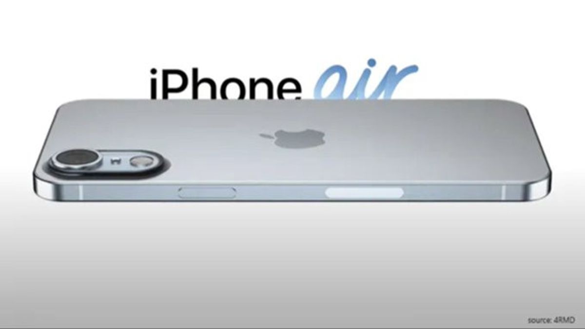 جاكرتا - تم الكشف عن تسرب بطارية iPhone 17 Air: نمطية للغاية ، مما يجعل الفضول!
