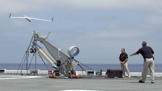 Houthi Rebels Claim Downed US-made ScanEagle Drone In Marib . Province