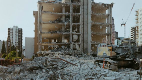 Collapsed Building In Fes Morocco, 19 People Died