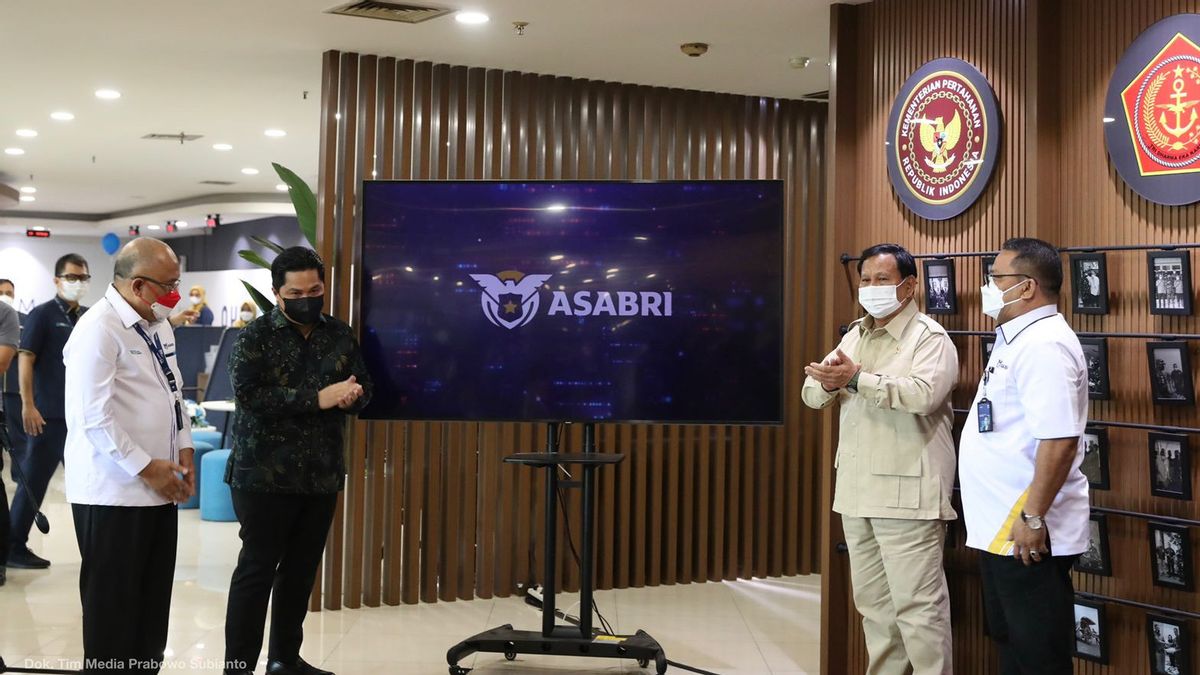 Prabowo讲述了制定ASABRI改进战略的经验：