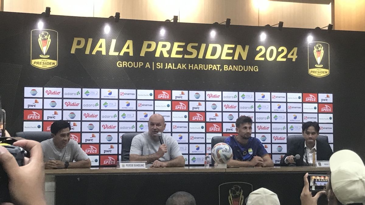 Pelatih Persib Tegaskan Keseriusan Jalani Piala Presiden 2024 meski Hanya Turnamen Pramusim