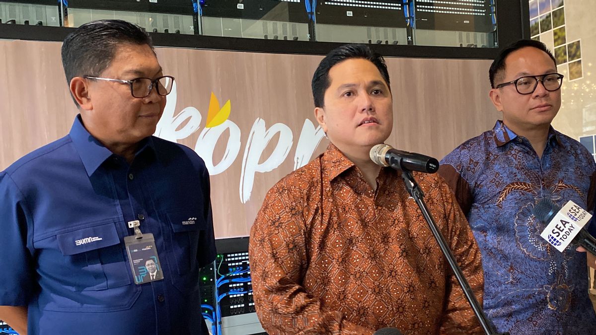 Erick Thohir inaugurera officiellement le bureau informatique de bank Mandiri d’une valeur de 1,1 billion de roupies