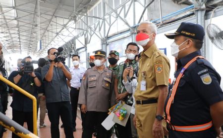 Mudik dan Arus Balik Lancar, Ganjar: Polisi dan TNI Jaga 24 Jam, Terima Kasih