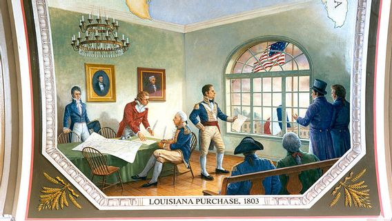 بيع الأراضي الضخمة: الفرنسية ليغو لوسيانا إلى الولايات المتحدة في التاريخ اليوم، 30 أبريل 1803