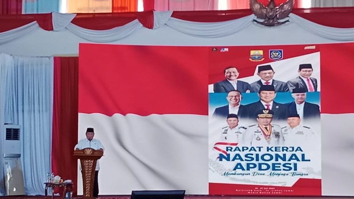 Attending The APDESI National Working Meeting, Prabowo Asks The Head Of Gotong Royong Village For The Prosperity Of Indonesia