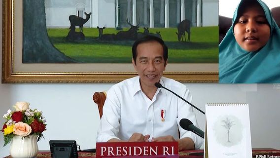 Kala Siswa SD Bertanya pada Jokowi tentang Hari Libur untuk Presiden