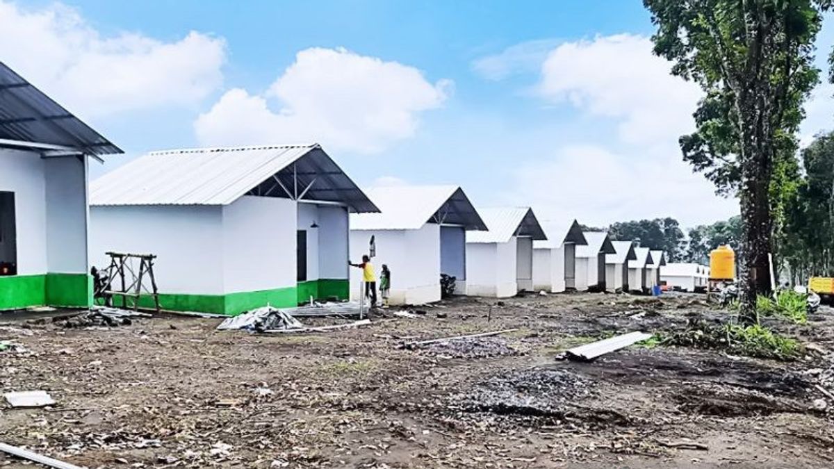 118 Shelters For Victims Of The Semeru Eruption In Lumajang Completed