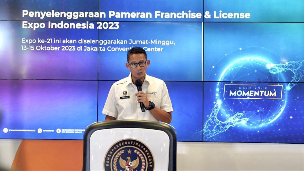 Franchise & Licensing Expo 2023 Ready To Be Held, Minister Sandiaga: New Opportunity For Investors Through The Waralaba Business