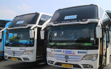 Penumpang Bus Damri di Bandara Lombok Meningkat Jelang MotoGP Mandalika