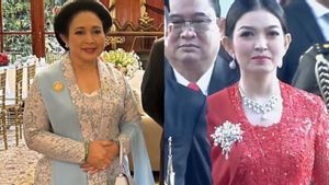 Adu avec le style de titiek Soeharto et Selvi Ananda lors de l’inauguration de Gibran Prabowo