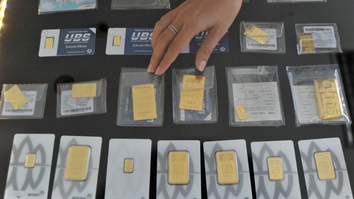 Antam's Gold Price Dropped by IDR 15.000 at the Weekend