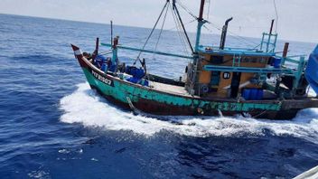 KKP Tangkap Kapal dan Empat Nelayan Myanmar di Perairan Selat Malaka