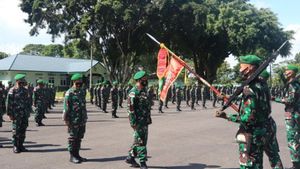 Yonif 144 Berangkatkan 450 Prajurit untuk Jaga Perbatasan Indonesia-Malaysia