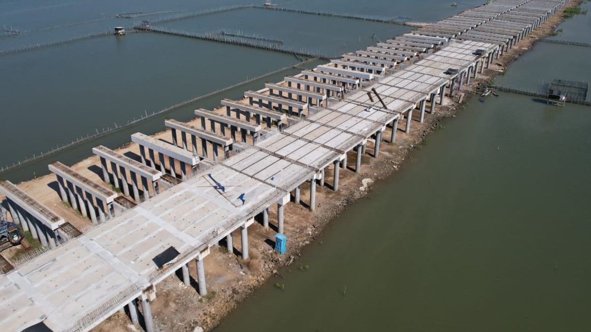 Terintegrasi Tanggul Laut, Progres Tol Semarang–Demak Seksi Kaligawe–Sayung Sudah 44,26 Persen