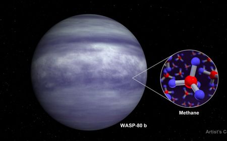 NASA James Webb Temukan Kandungan Metana di Exoplanet WASP-80b