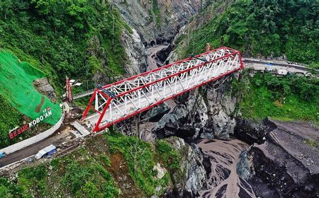 Jembatan Gladak Perak Lumajang Dipastikan Rampung sebelum Lebaran