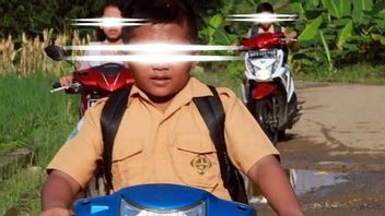 Use A Motorbike To School, Elementary And Junior High School Students At OKU Sumsel Will Be Dealt With Firmly