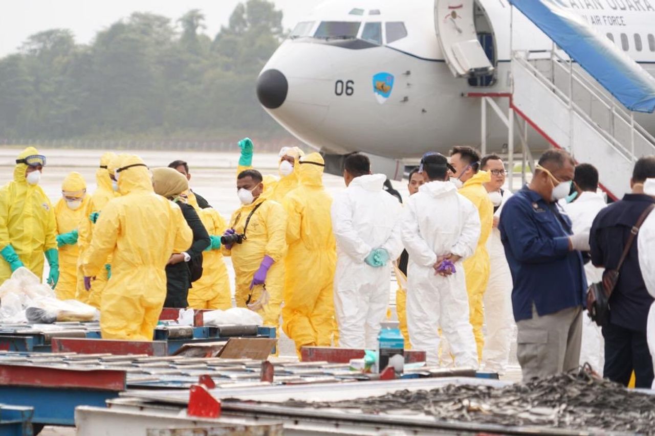 约7名拒绝从武汉返回的印尼人和纳图纳社区拒绝