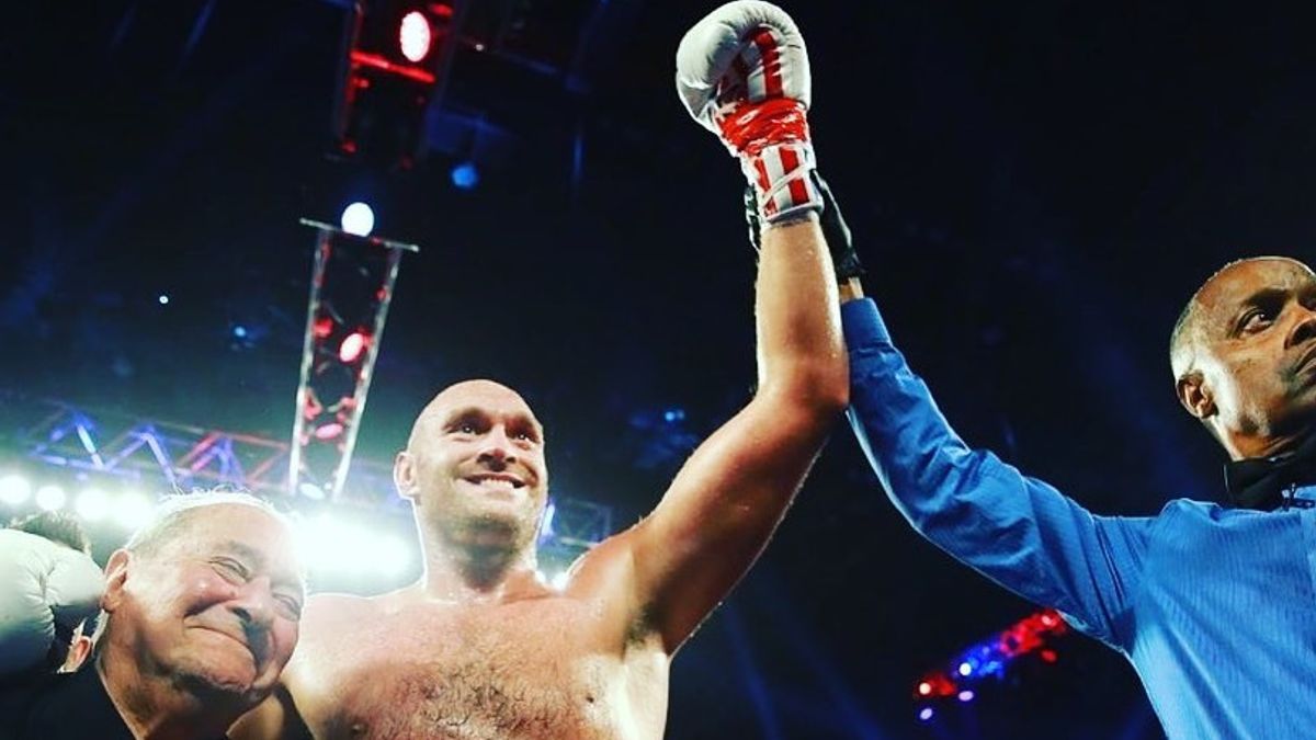 Tyson Fury Francis Ngannou: Si Vous Voulez De L’argent Réel, Entrons Dans Le Ring De Boxe