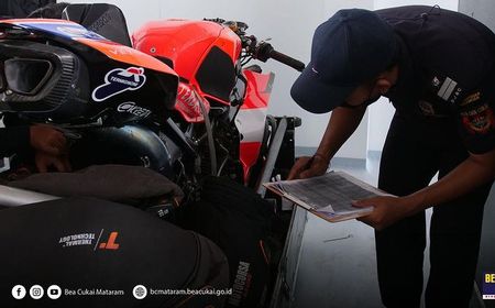 Soal Viral Boks Kargo Ducati yang Dibongkar di Sirkuit Mandalika, Bea Cukai Mataram: Usai Diperiksa Kepabeanan, Kargo Ditutup