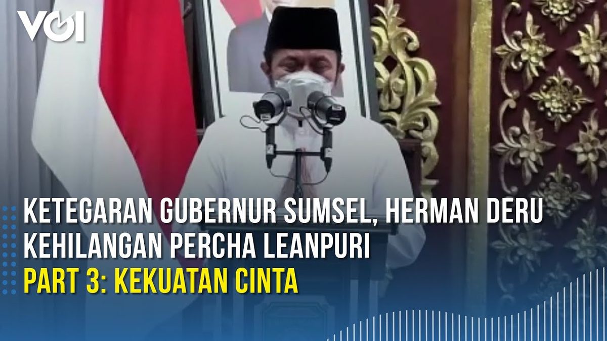 VIDEO: Gubernur Sumatera Selatan Mengenang Kekuatan Cinta Percha Leanpuri 