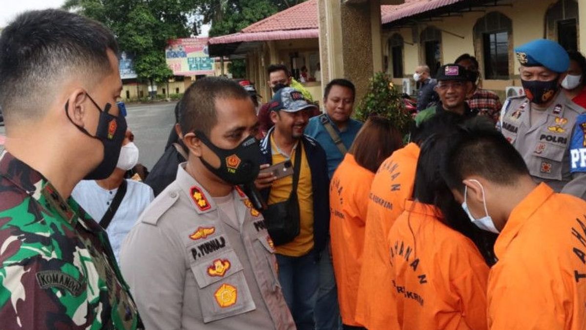 The Gamblers And Child Abuse In Asahan Sumut Police Arrested